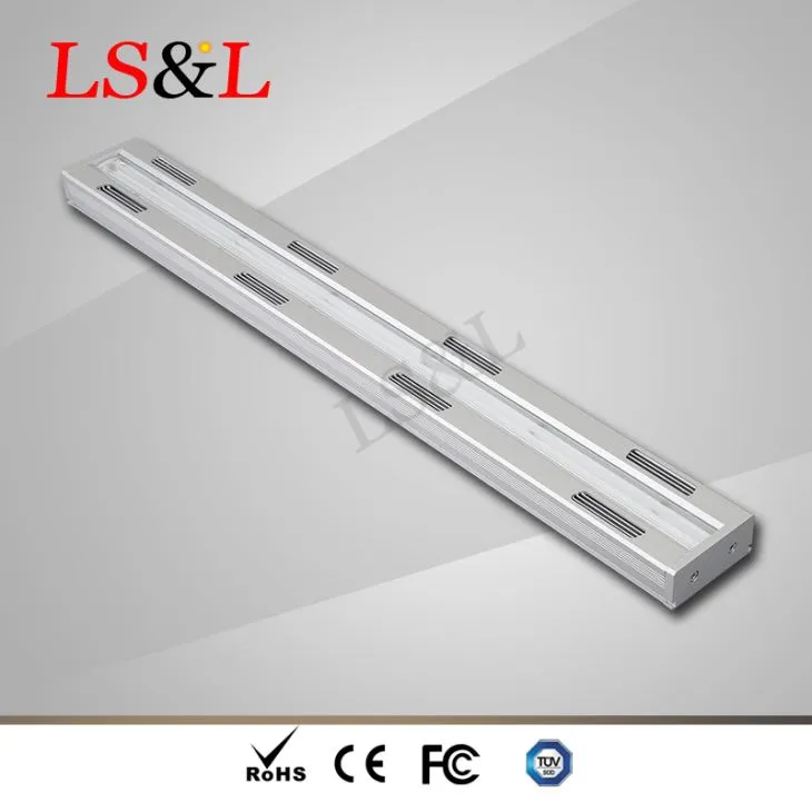 80W 150lm/W Slim Highbay LED Linear Lights